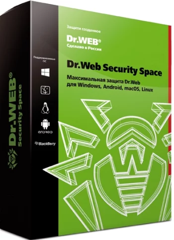 Dr.Web Security Space (2 ПК + 2 моб. устройства, 1 год) [Цифровая версия] (Цифровая версия)
