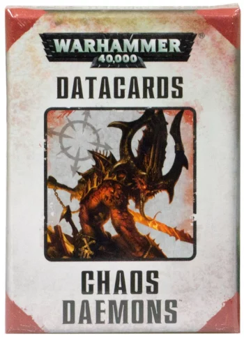 Аксессуар Games Workshop(Datacards: Chaos Daemons 7th edition)